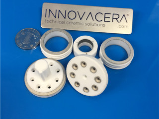 Alumina Ceramic Metallized Ceramic Ferrules|Alumina ceramic metallized ceramic ferrules are components used in various applications, particularly in the field of electronics and telecommunications.Metallized Ceramic:   – Metallization: Th…