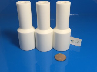 Alumina Ceramic Nozzles|Alumina ceramic nozzles are versatile components widely utilized in industrial settings due to their exceptional properties. Composed of aluminum oxide (Al₂O₃), these nozzles offer a unique combinatio…