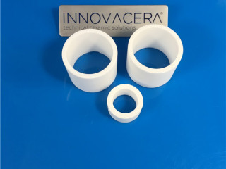 Alumina Ceramic Ring Bushing For Metallizing|An alumina ceramic ring bushing for metallizing refers to a component made from alumina ceramic that is designed to serve as a ring-shaped bushing in a metallizing process. Metallizing involves applyi…