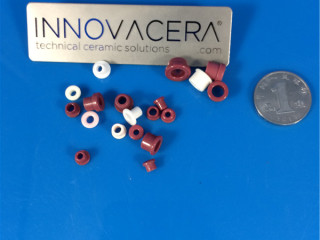 Alumina Ceramic Textile Eyelets Guides|Alumina ceramic textile eyelets or guides are specialized components used in the textile industry to guide and protect textile fibers or threads as they move through various textile machinery processe…