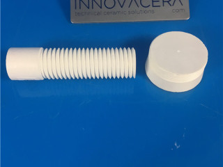 Boron Nitride Ceramic Screw Components|Boron nitride ceramic screw components are specialized fasteners made from boron nitride (BN) ceramic material. It has a low coefficient of friction, which reduces wear and provides smooth movement in…
