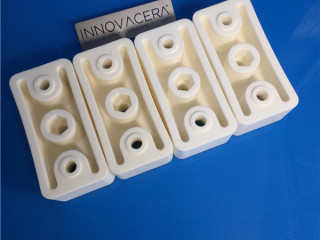 Complex 99% Alumina Ceramic Insulator Plates With Holes|Complex 99% alumina ceramic insulator plates with holes are specialized components used in a variety of electrical and thermal insulation applications. These plates are typically made from a high-puri…