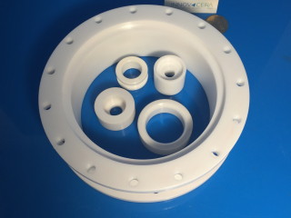 Zirconia Ceramic Flange Rings|Zirconia ceramic flange rings, often referred to as zirconia ceramic flange seals or simply zirconia flanges, are specialized components made from zirconia-based ceramics.  Zirconia ceramic flange rin…