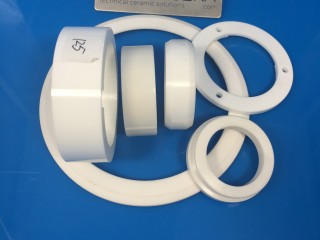 Zirconia Ceramic Ring|A zirconia ceramic ring refers to a circular or annular component made from zirconium dioxide (ZrO2), commonly known as zirconia. Zirconia ceramic rings are valued for their exceptional mechanical and thermal properties, making them suitable for various industrial applications. Material Properties: – Thermal Stability: Zirconia ceramics can withstand high temperatures, making them suitable for use