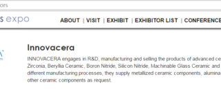 Innovacera Sponsored The Ceramics Expo 2018 In Cleveland , May 1-3, 2018