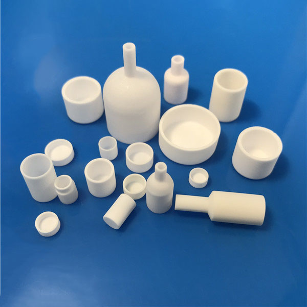 Melting Metal Solution High purity alumina square crucible with lid