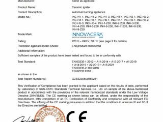 Congratulations for our Ceramic Igniter Got CE Certification