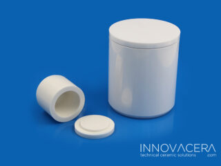 Zirconia Jar with Lid for Grinding Extremely Fine Powder in Mineral Dressing Processes