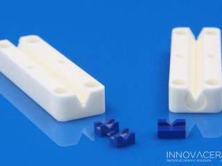Zirconia Ceramic V Groove Parts For Optical Fiber Fusion Splicer