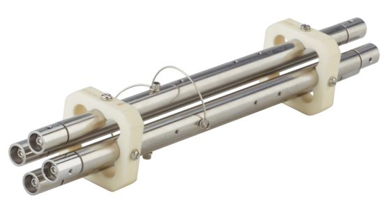 Collares cerámicos cuadrupolos para espectrometría de masas cuadrupolos