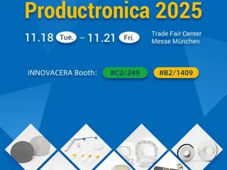 Innovacera 将在 2025 年欧洲半导体展 (SEMICON Europa 2025) 上展示用于半导体制造的先进陶瓷解决方案 – 展位号：C2/249