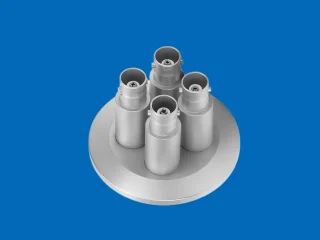 BNC Connector KF40 Vacuum Electrical Feedthrough