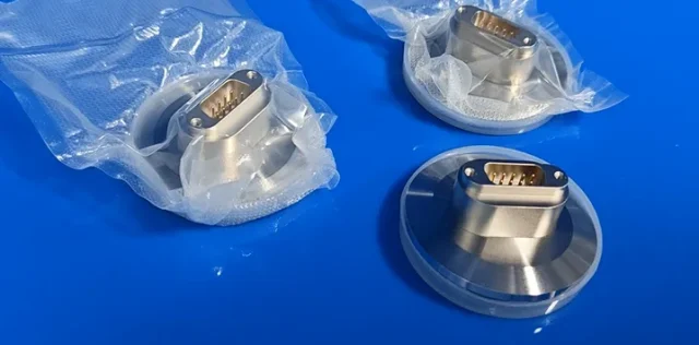 KF40 9 Pin Vacuum Feedthrough Connector