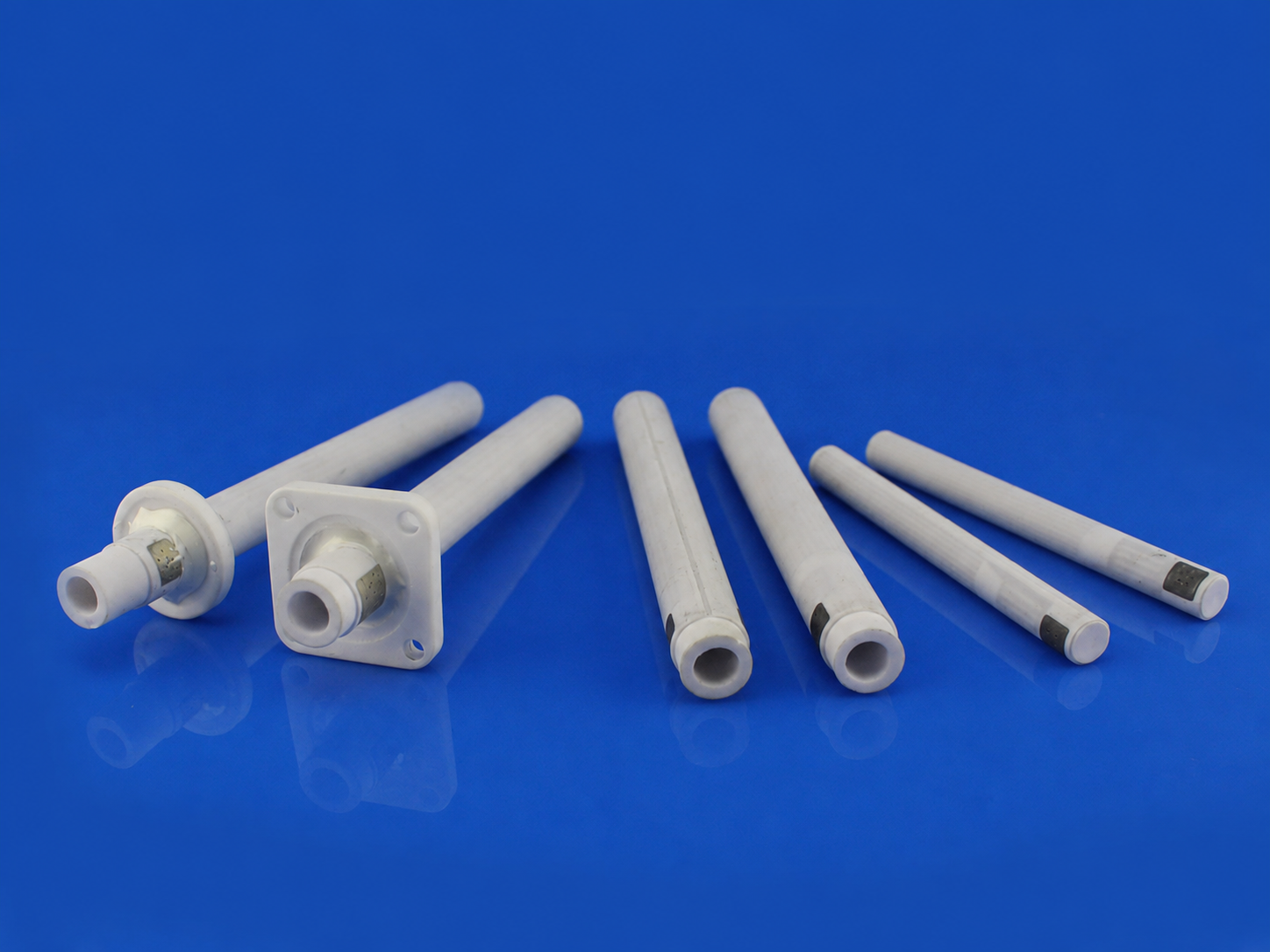 Alumina ceramic heaters for liquid and industrial process heating
