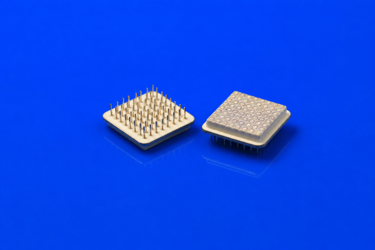 Miniature metallized ceramic product components for electronic packages