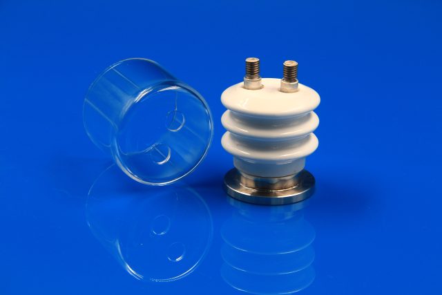 Dual-Pin High Voltage Ceramic Insulator