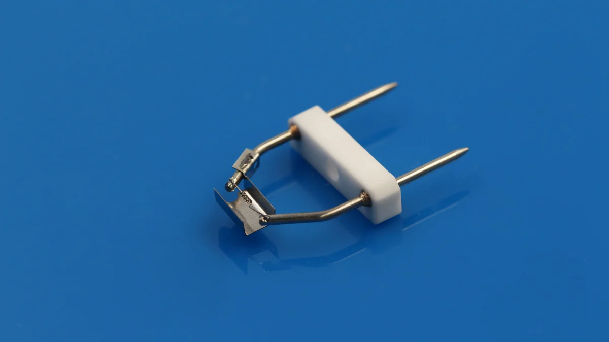 GC/MS EI Ion Source Filament with Alumina Ceramic-to-Metal Brazing