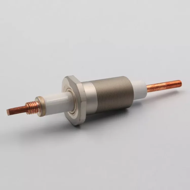 Water-cooled power feedthroughs