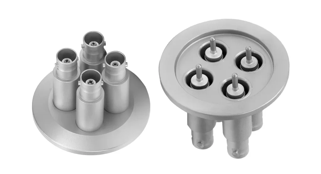 BNC Type Vacuum Flange Feedthrough (KF40)